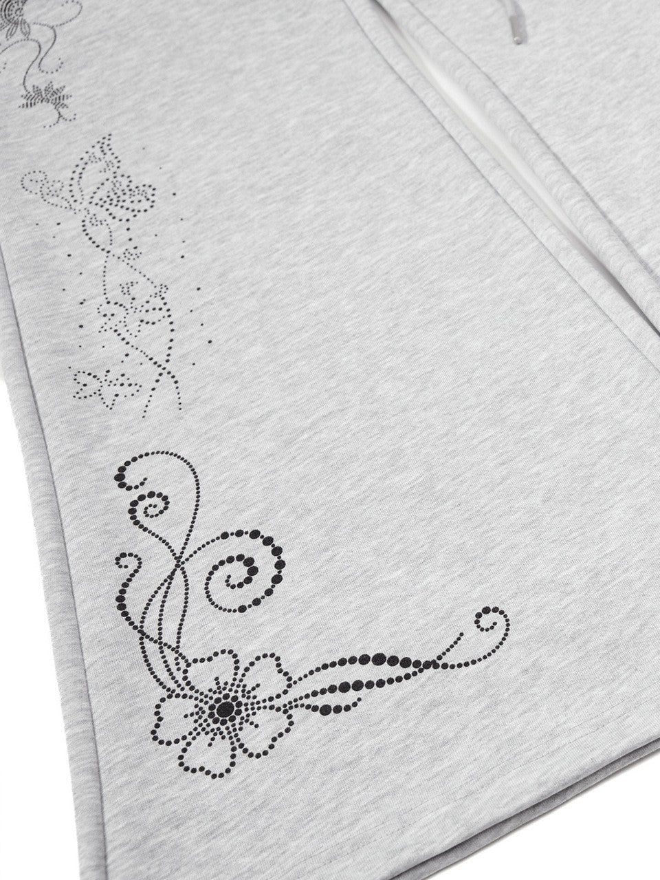 'Soft Bloom' Vintage Floral Slight-Flared Casual Pants AlielNosirrah