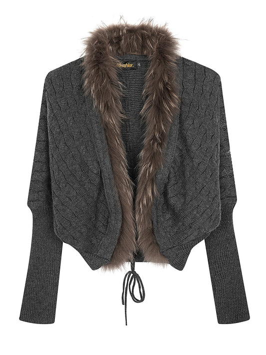 'Fuzzy Dreams' Casual Loose Knit Sweater Cardigan (Copy) AlielNosirrah