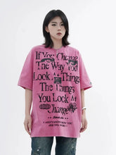 Load image into Gallery viewer, &#39;Off Rules&#39;Black Pink Graffiti Shirts AlielNosirrah
