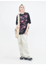 Load image into Gallery viewer, &#39;Off Rules&#39;Black Pink Graffiti Shirts AlielNosirrah
