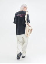 Load image into Gallery viewer, &#39;Off Rules&#39;Black Pink Graffiti Shirts AlielNosirrah
