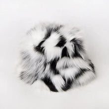 Load image into Gallery viewer, &#39;Palette &#39; Furry Pride Pastel Rainbow Fluffy Hat AlielNosirrah
