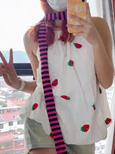 Load image into Gallery viewer, &#39;Pastel Shades&#39; Y2K Harajuku Stripe Scarf AlielNosirrah
