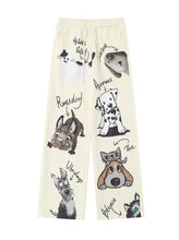 Load image into Gallery viewer, ‘Pet Me’ Velvet Thickened Sports Straight Pants AlielNosirrah
