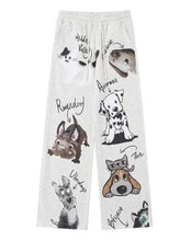 Load image into Gallery viewer, ‘Pet Me’ Velvet Thickened Sports Straight Pants AlielNosirrah
