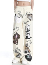 Load image into Gallery viewer, ‘Pet Me’ Velvet Thickened Sports Straight Pants AlielNosirrah
