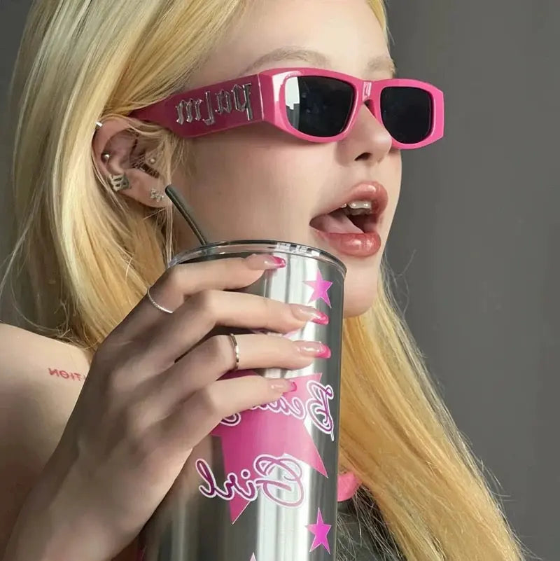 'Pink Palm' Barbie Core Pink Sunglasses AlielNosirrah