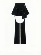 Load image into Gallery viewer, &#39;Pistols&#39; Tech-wear Rivet Detachable Skirt Pants AlielNosirrah
