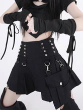Load image into Gallery viewer, &#39;Pistols&#39; Tech-wear Rivet Detachable Skirt Pants AlielNosirrah

