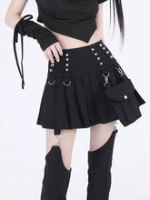 Load image into Gallery viewer, &#39;Pistols&#39; Tech-wear Rivet Detachable Skirt Pants AlielNosirrah
