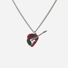 Load image into Gallery viewer, &#39;Play It&#39; Grunge Guitar Plectrum Necklace AlielNosirrah
