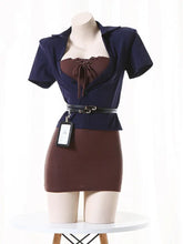Load image into Gallery viewer, &#39;Playing Dangerous&#39; Officer 2 Pcs Costume Dress AlielNosirrah
