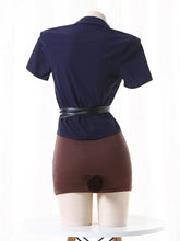 Load image into Gallery viewer, &#39;Playing Dangerous&#39; Officer 2 Pcs Costume Dress AlielNosirrah
