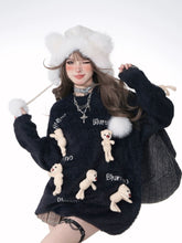 Load image into Gallery viewer, &#39;Plushies Collector&#39; Kawaii Bear Sweater AlielNosirrah
