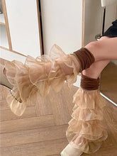 Load image into Gallery viewer, &#39;Pom Pom&#39; Y2k Summer Ruffle Leg Warmers AlielNosirrah
