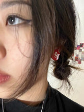 Load image into Gallery viewer, &#39;Punk Princess&#39; Kawaii Punk Guitar Earrings AlielNosirrah
