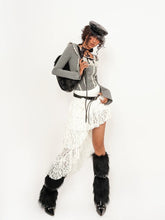 Load image into Gallery viewer, &#39;Pure Soul&#39; Irregular Coquette Romantic Midi Skirt AlielNosirrah
