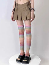 Load image into Gallery viewer, &#39;Rainbow babe&#39; Y2k Harajuku Pastel Tights AlielNosirrah
