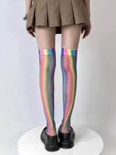 Load image into Gallery viewer, &#39;Rainbow babe&#39; Y2k Harajuku Pastel Tights AlielNosirrah
