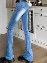 Load image into Gallery viewer, &#39;Rosy&#39; Y2k Grunge Gradient Purple Bell Pants AlielNosirrah
