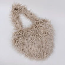 Load image into Gallery viewer, ‘Shape Of My Heart’ Multicolor Fuzzy Purse AlielNosirrah
