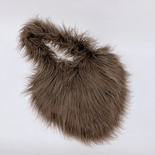 Load image into Gallery viewer, ‘Shape Of My Heart’ Multicolor Fuzzy Purse AlielNosirrah
