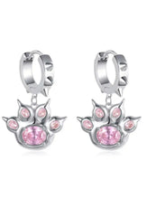 Load image into Gallery viewer, &#39;Sharp Claws&#39; Kawaii Paws Hook Earrings AlielNosirrah
