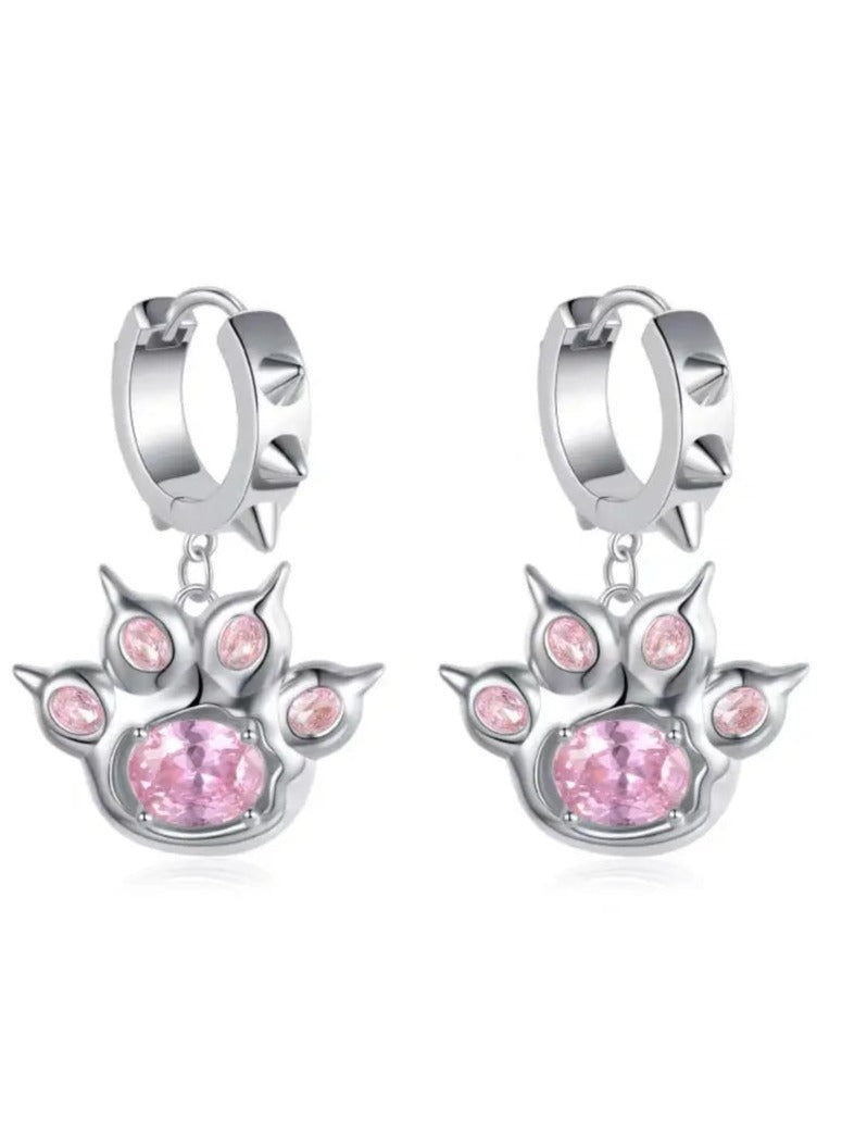 'Sharp Claws' Kawaii Paws Hook Earrings AlielNosirrah