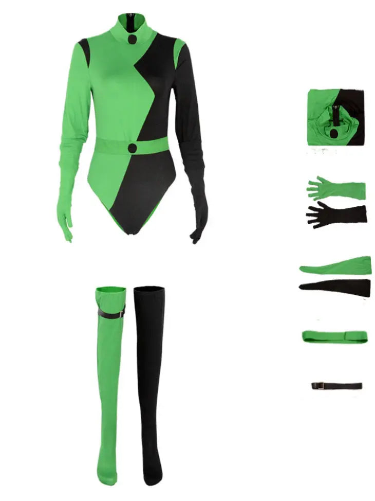 Shego Kim' Green & Black Costume Set AlielNosirrah