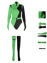 Load image into Gallery viewer, Shego Kim&#39; Green &amp; Black Costume Set AlielNosirrah
