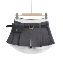 Load image into Gallery viewer, &#39;Shield&#39; Techwear Ripped Belt Pockets Skort AlielNosirrah
