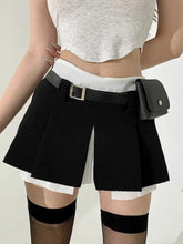 Load image into Gallery viewer, &#39;Shield&#39; Techwear Ripped Belt Pockets Skort AlielNosirrah

