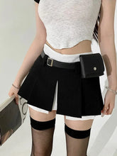 Load image into Gallery viewer, &#39;Shield&#39; Techwear Ripped Belt Pockets Skort AlielNosirrah
