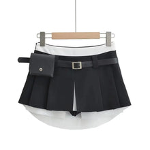 Load image into Gallery viewer, &#39;Shield&#39; Techwear Ripped Belt Pockets Skort AlielNosirrah

