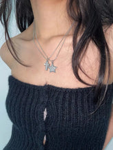 Load image into Gallery viewer, &#39;Shiny Star&#39; Y2k Rhinestone Necklaces Set AlielNosirrah
