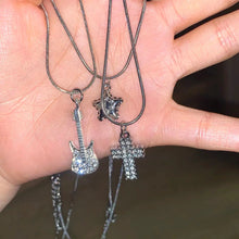 Load image into Gallery viewer, &#39;Shiny Star&#39; Y2k Rhinestone Necklaces Set AlielNosirrah
