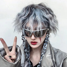 Load image into Gallery viewer, &#39;Silver City&#39; Irregular Festival Chain Sunglasses AlielNosirrah
