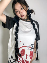 Load image into Gallery viewer, &#39;Skull Star&#39; Harajuku Oversized Unisex Graphic T-Shirts AlielNosirrah
