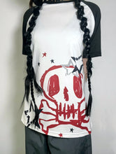 Load image into Gallery viewer, &#39;Skull Star&#39; Harajuku Oversized Unisex Graphic T-Shirts AlielNosirrah

