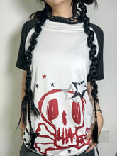 Load image into Gallery viewer, &#39;Skull Star&#39; Harajuku Oversized Unisex Graphic T-Shirts AlielNosirrah
