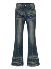 Load image into Gallery viewer, &#39;Sneakpeak&#39; Grunge Vintage Beaded Low Waisted Pants AlielNosirrah
