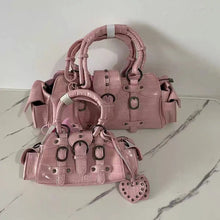 Load image into Gallery viewer, &#39;Soft Lips&#39; Y2k Pink Vintage Crossbody Bags AlielNosirrah
