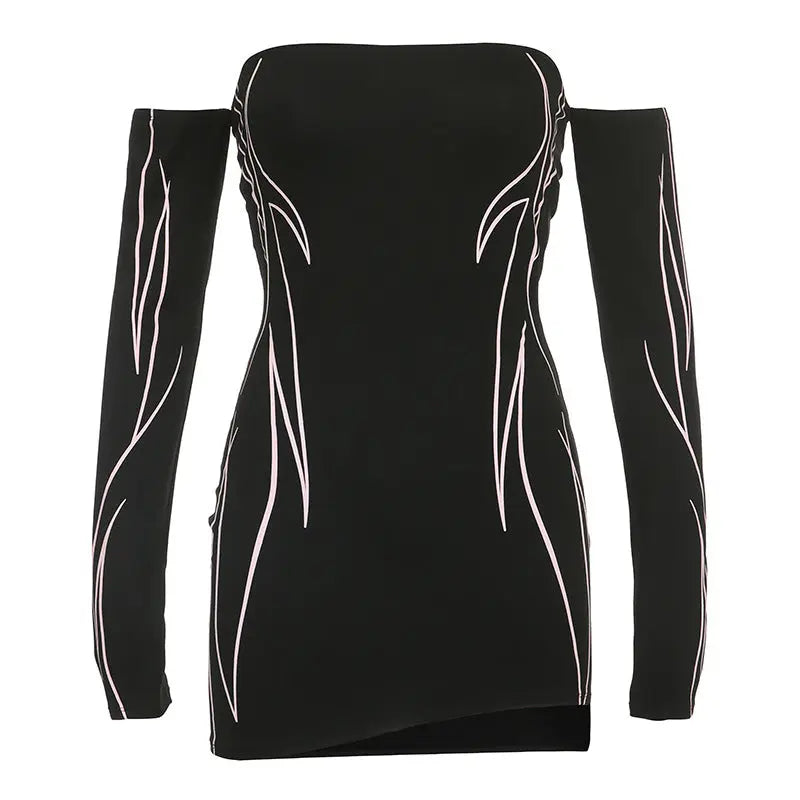 'Speed Up' Future Totem Body Fitting Dress AlielNosirrah