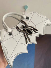 Load image into Gallery viewer, &#39;Spider Glam&#39; Alt Dark Spider Shape Hand Bags AlielNosirrah
