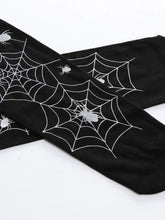 Load image into Gallery viewer, &#39;Spider Nest&#39; Spider Web Dark Leg Tights AlielNosirrah
