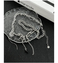 Load image into Gallery viewer, &#39;Spiderfly&#39; Dark Titinium Butterfly Spider Necklace AlielNosirrah
