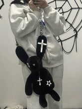 Load image into Gallery viewer, &#39;Star-Eyed&#39; Handmade Kawaii Bunny Plushies Bag AlielNosirrah
