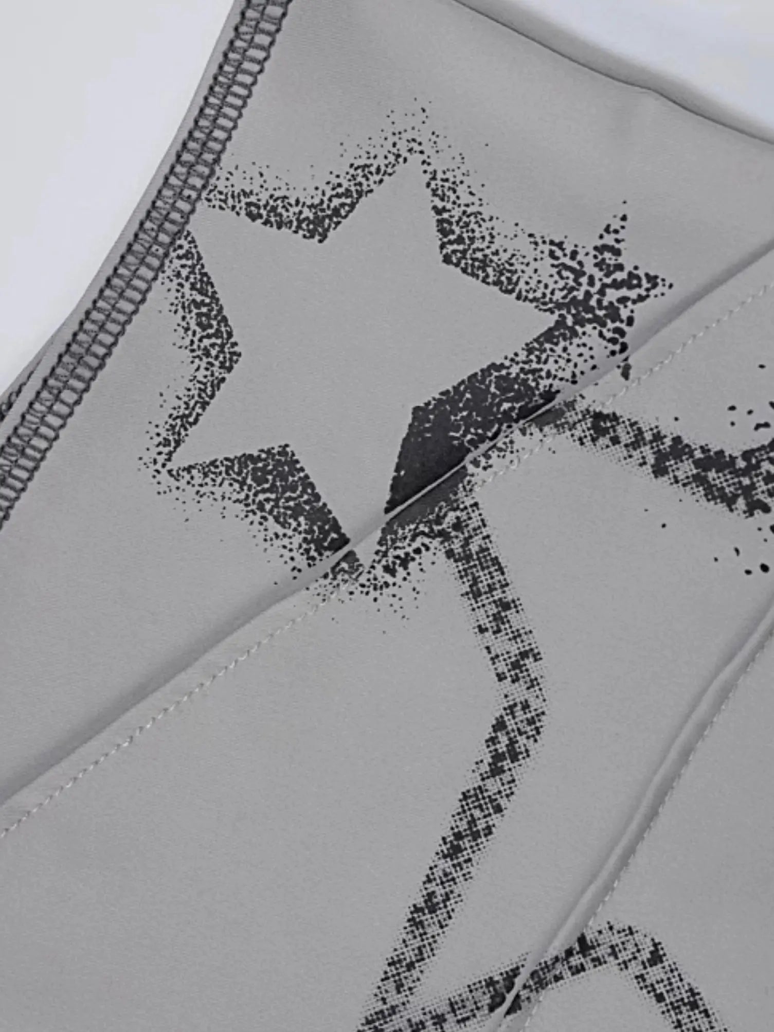 'Stargirl' Y2k Star Prints Graffiti Diagonal Collar Tank Top AlielNosirrah