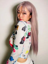 Load image into Gallery viewer, &#39;Stop Hate&#39; Pride Month Graffiti Long Sleeves Top AlielNosirrah

