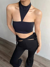 Load image into Gallery viewer, &#39;The End&#39;  Future Turtleneck Triangle Tube Top AlielNosirrah
